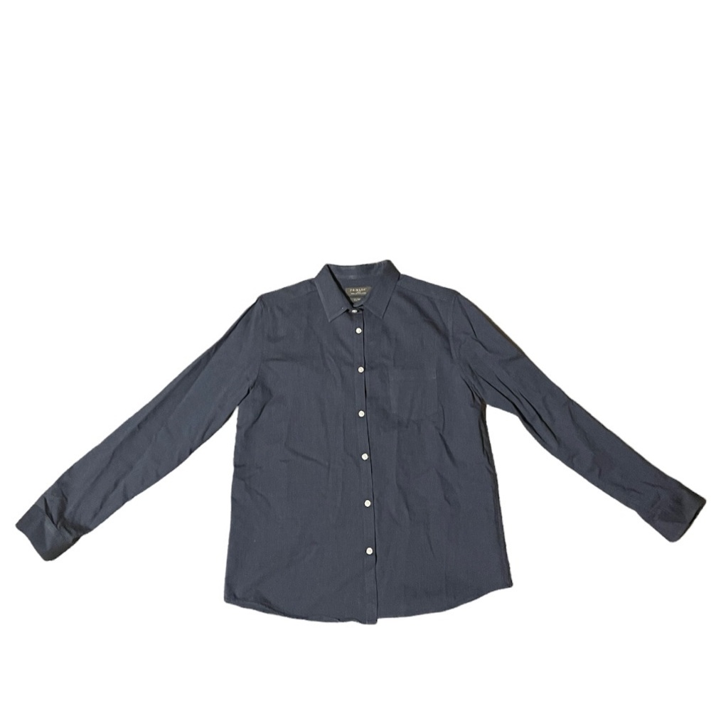 Primark Slim-Fit Button-Down White Oxford Shirt